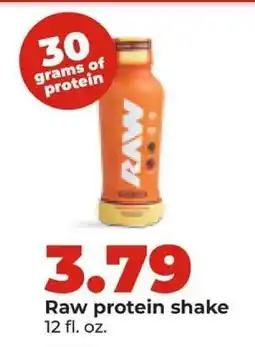 Hy-Vee Raw protein shake offer