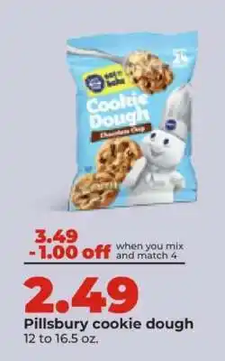 Hy-Vee Pillsbury Cookie Dough offer