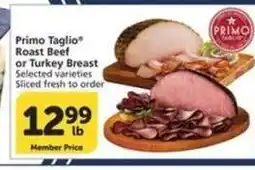 Albertsons Primo Taglio Roast Beef or Turkey Breast offer