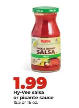 Hy-Vee Hy-Vee salsa or picante sauce offer
