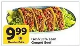 Albertsons Fresh 93% Lean Ground Beef offer