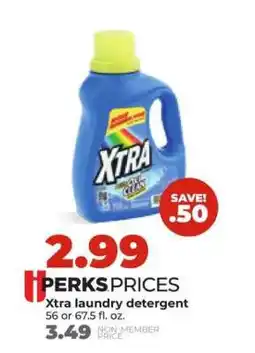 Hy-Vee Xtra Laundry Detergent offer