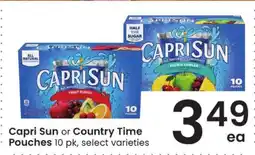 Albertsons Capri Sun or Country Time Pouches offer