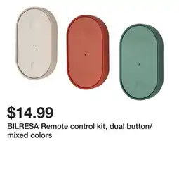 Ikea BILRESA Remote control kit, dual button/mixed colors offer