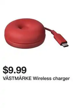 Ikea VÄSTMÄRKE Wireless charger offer