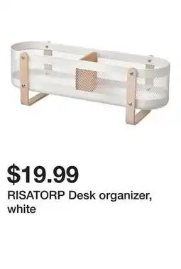Ikea RISATORP Desk organizer, white offer