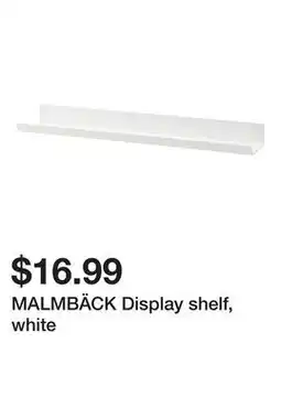 Ikea MALMBÄCK Display shelf, white offer