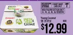Hmart FRESH & YOUNG COCONUT offer