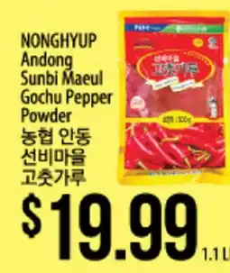 Hmart NONGHYUP Andong Sunbi Maeul Gochu Pepper Powder offer