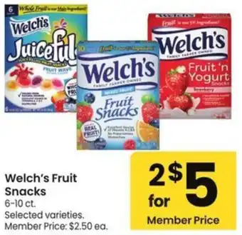 Albertsons Welch's Fruit Snacks offer