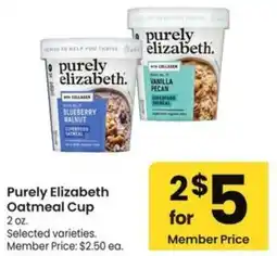Albertsons Purely Elizabeth Oatmeal Cup offer