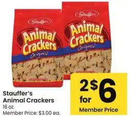 Albertsons Stauffers Animal Animal Crackers offer