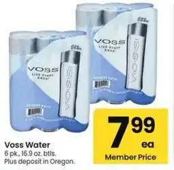 Albertsons Voss Water offer