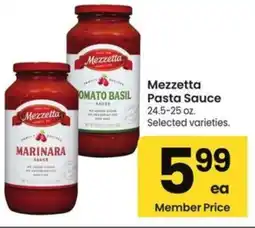Albertsons Mezzetta Pasta Sauce offer