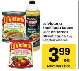 Albertsons La Victoria Enchilada Sauce offer