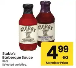 Albertsons Stubb's Barberque Sauce offer