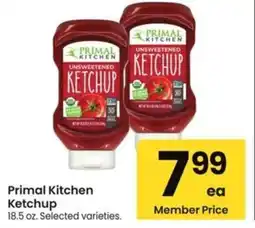 Albertsons Primal Kitchen Ketchup offer