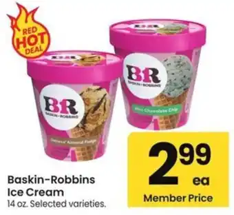 Albertsons Baskin-Robbins Ice Cream offer