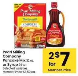 Albertsons Pearl Milling Company Pancake Mix offer