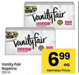 Albertsons Vanity Fair Napkins offer