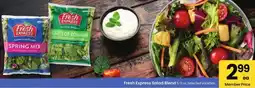 Albertsons Fresh Express Salad Blend offer