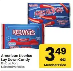 Albertsons American Licorice Lay Down Candy offer