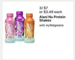 Walgreens Alani Nu Protein Shakes offer