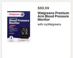 Walgreens Walgreens Premium Arm Blood Pressure Monitor offer