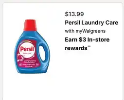 Walgreens Persil Laundry Care offer