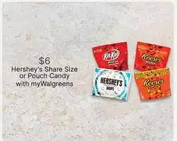 Walgreens Hershey's Share Size or Pouch Candy offer