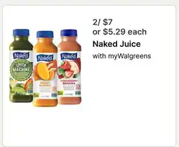 Walgreens Naked Juice offer