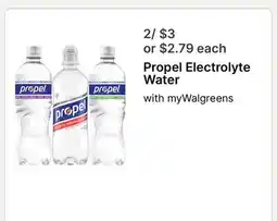 Walgreens Propel Electrolyte Water offer