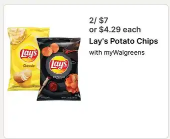 Walgreens Lay's Potato Chips offer