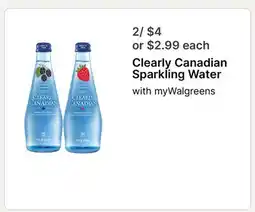 Walgreens Clearly Canadian Sparkling Water offer