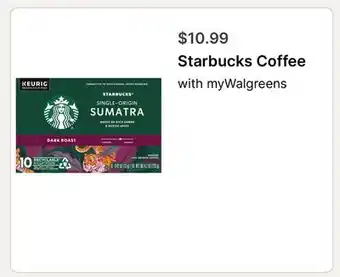 Walgreens Starbucks Coffee offer