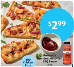 Aldi BBQ Chicken Pizza offer