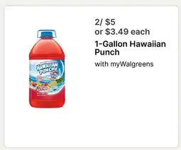 Walgreens 1-Gallon Hawaiian Punch offer