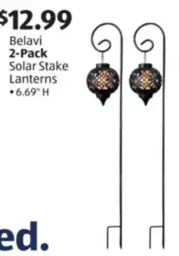 Aldi Belavi 2-Pack Solar Stake Lanterns offer
