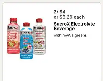 Walgreens SueroX Electrolyte Beverage offer