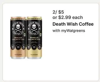 Walgreens Death Wish Coffee offer