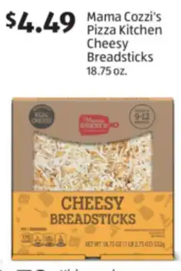 Aldi Mama Cozzi's Pizza Kitchen Cheesy Breadsticks offer