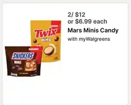 Walgreens Mars Minis Candy offer
