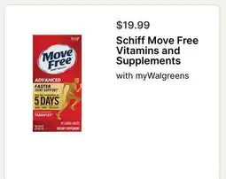 Walgreens Schiff Move Free Vitamins and Supplements offer