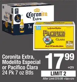 Super King Markets Coronita Extra, Modelito Especial or Pacifi co Clara offer