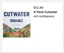 Walgreens 4-Pack Cutwater offer