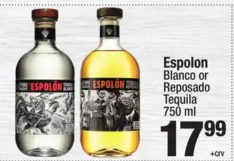 Super King Markets Espolon Blanco or Reposado Tequila offer