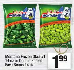 Super King Markets Montana Frozen Okra #1 14 oz or Double Peeled Fava Beans offer