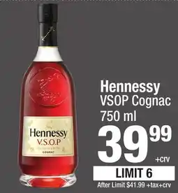Super King Markets Hennessy VSOP Cognac offer