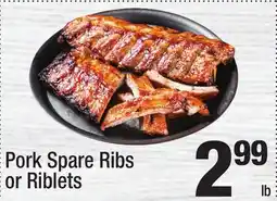 Super King Markets Pork Spare Ribs or Riblets offer