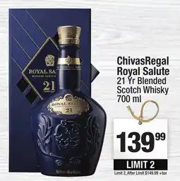 Super King Markets ChivasRegal Royal Salute 21 Yr Blended Scotch Whisky offer